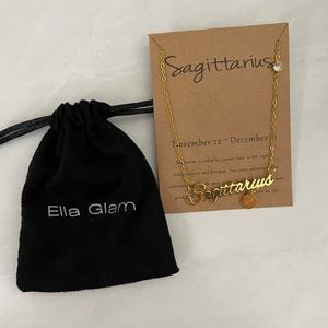 New Ella Glam Zodiac Sagittarius Necklace